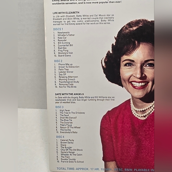 New Sealed The Fabulous Betty White Collection Digitally Re-Mastered 17hr 15min - Picture 6 of 6